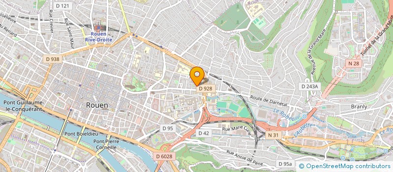 localisation de l'entreprise MADAME MANON ROLLAND à ROUEN