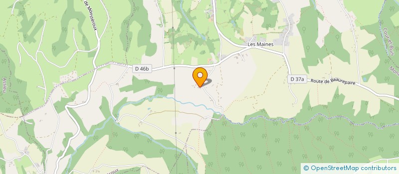 localisation de l'entreprise MADAME MANON ROMATIF  MONTSEVEROUX