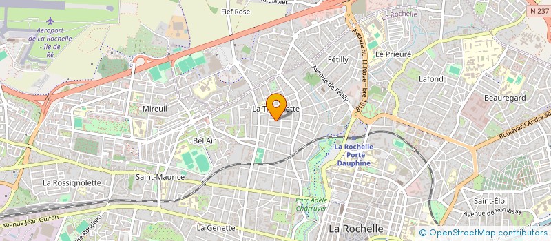 localisation de l'entreprise MADAME MANON ROTONDO  LA ROCHELLE