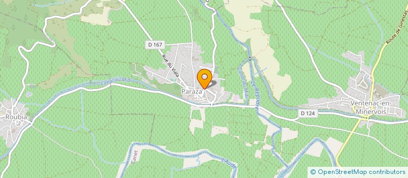 localisation de l'entreprise MADAME MANON ROUSSEAU  SAINT-NAZAIRE-D'AUDE