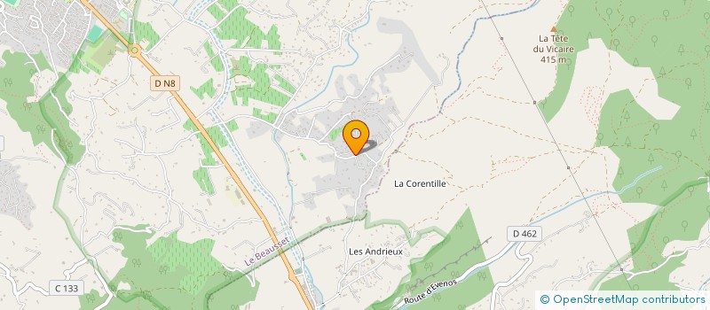 localisation de l'entreprise MADAME MANON ROUZET à LE BEAUSSET