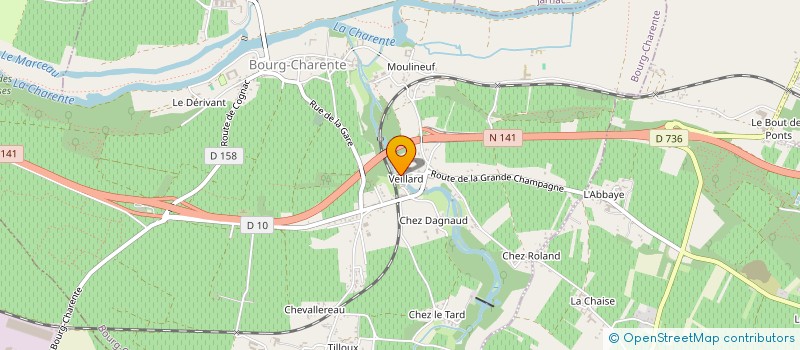 localisation de l'entreprise MADAME MANON ROYER à BOURG-CHARENTE