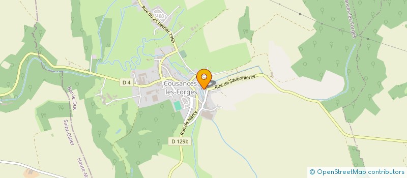 localisation de l'entreprise MADAME MANON ROYER à COUSANCES-LES-FORGES