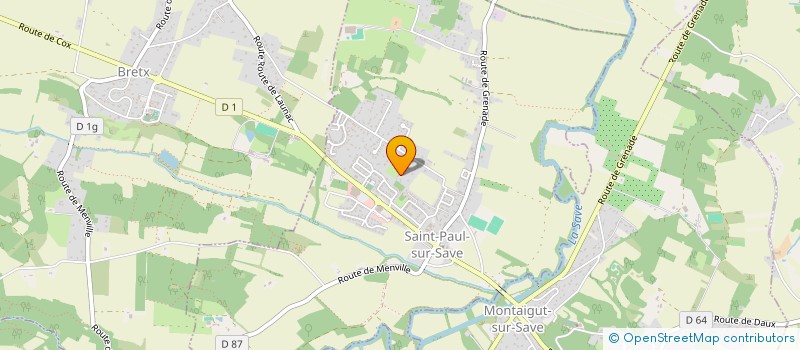 localisation de l'entreprise MADAME MANON ROZ  SAINT-PAUL-SUR-SAVE