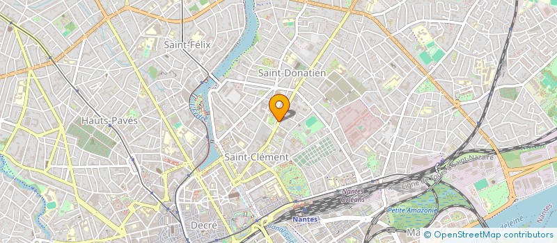 localisation de l'entreprise MADAME MANON RUEL à NANTES