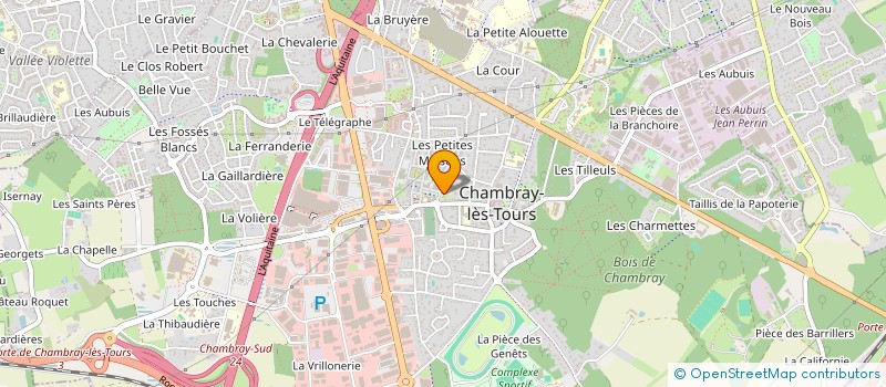 localisation de l'entreprise MADAME MANON RUET  CHAMBRAY-LES-TOURS