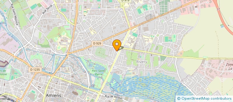 localisation de l'entreprise MADAME MANON RUINART DE BRIMONT  AMIENS