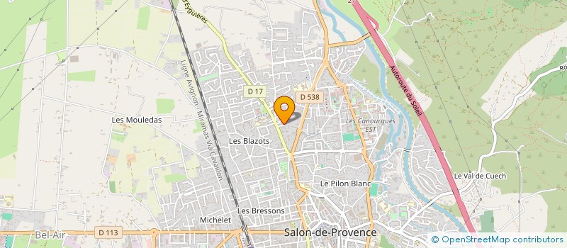 localisation de l'entreprise MADAME MANON RUIZ à SALON-DE-PROVENCE