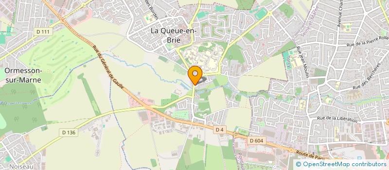 localisation de l'entreprise MADAME MANON RUIZ  LA QUEUE-EN-BRIE