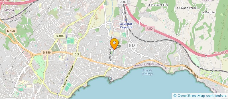 localisation de l'entreprise MADAME MANON SADOUN  LA CIOTAT