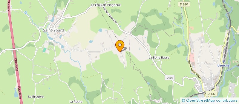 localisation de l'entreprise MADAME MANON SAGNOT à SAINT-YBARD