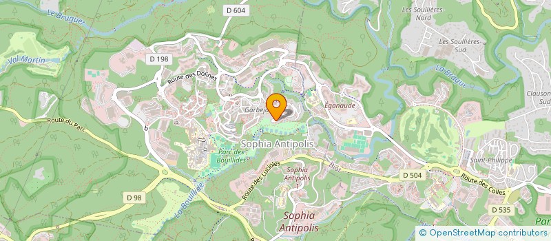 localisation de l'entreprise MADAME MANON SAINT JALME à VALBONNE