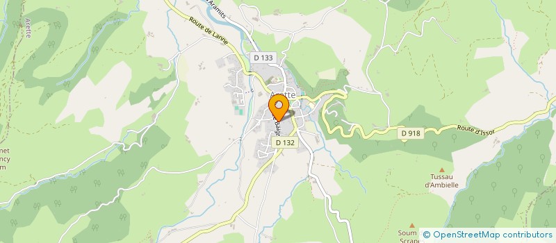 localisation de l'entreprise MADAME MANON SALIES  ARETTE