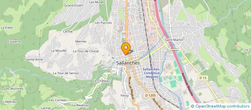 localisation de l'entreprise MADAME MANON SALVA à SALLANCHES