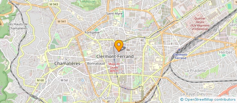 localisation de l'entreprise MADAME MANON SALVA  CLERMONT-FERRAND