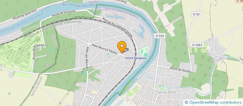 localisation de l'entreprise MADAME MANON SAM  SAINT-FARGEAU-PONTHIERRY