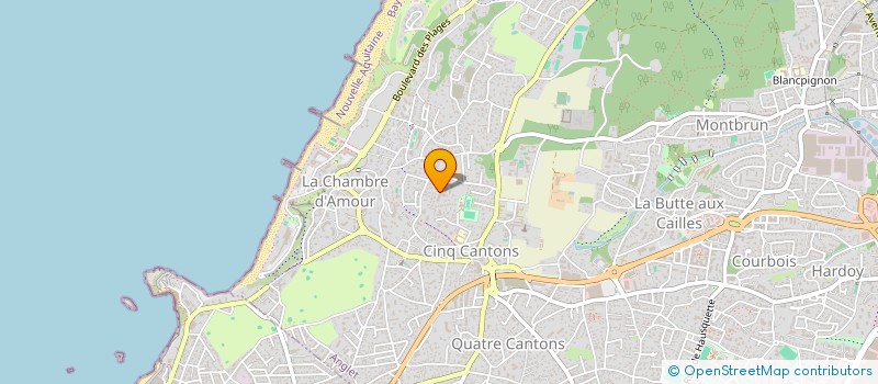 localisation de l'entreprise MADAME MANON SANCHEZ-MARTIN  ANGLET