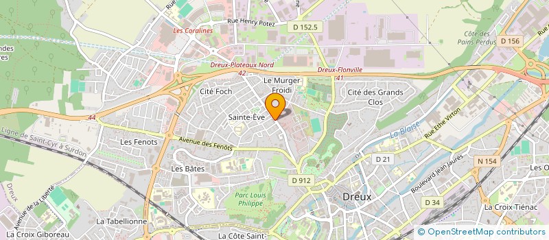 localisation de l'entreprise MADAME MANON SANTY à DREUX