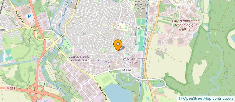 localisation de l'entreprise MADAME MANON SCHMITT  ILLKIRCH-GRAFFENSTADEN