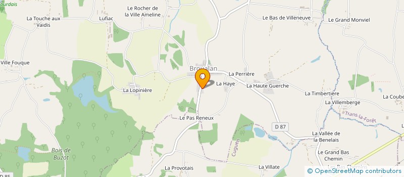 localisation de l'entreprise MADAME MANON SEGEAT  FOUGERES