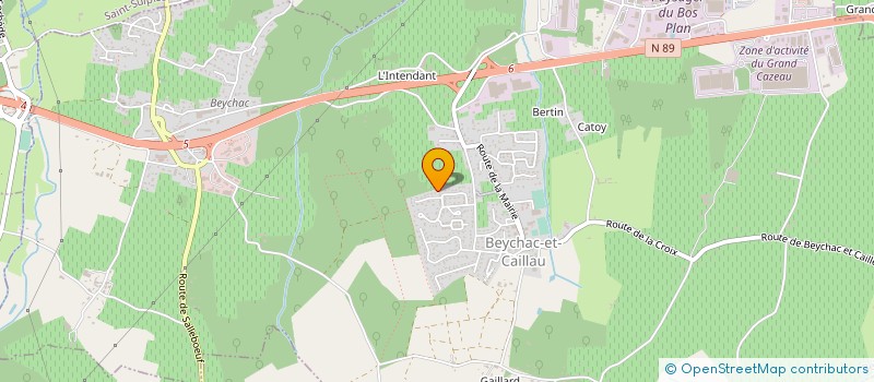 localisation de l'entreprise MADAME MANON SEGUIN  BEYCHAC-ET-CAILLAU