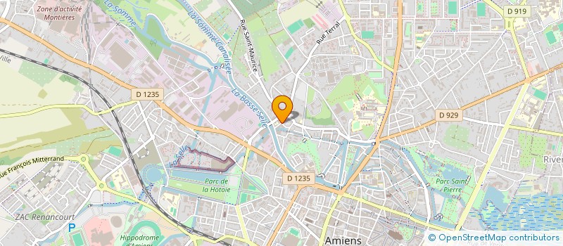 localisation de l'entreprise MADAME MANON SEIGNEUR  AMIENS