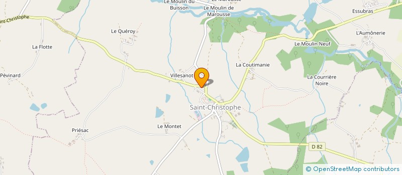 localisation de l'entreprise MADAME MANON SENEGAS à SAINT-CHRISTOPHE