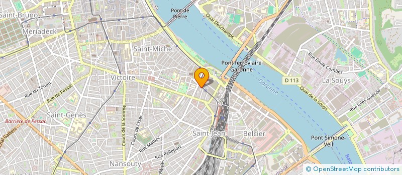 localisation de l'entreprise MADAME MANON SERRA à BORDEAUX