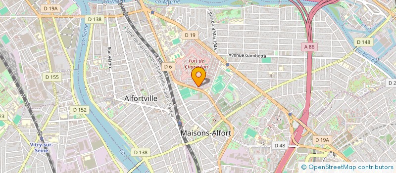 localisation de l'entreprise MADAME MANON SERRANO  MAISONS-ALFORT