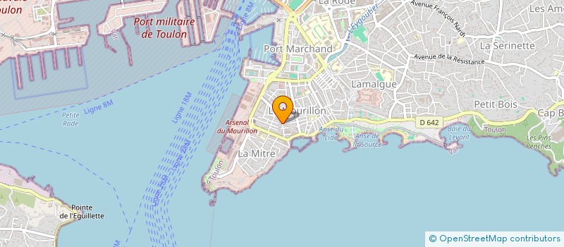 localisation de l'entreprise MADAME MANON SERRI  TOULON