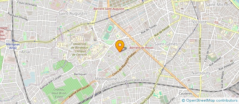 localisation de l'entreprise MADAME MANON SERVANT  BORDEAUX