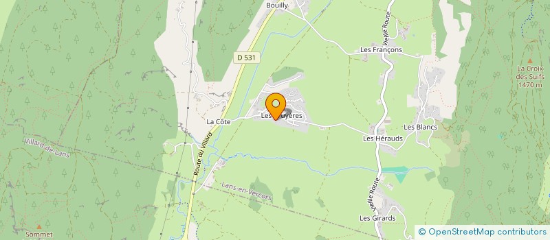 localisation de l'entreprise MADAME MANON SEU  LANS-EN-VERCORS