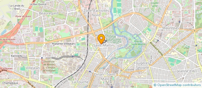 localisation de l'entreprise MADAME MANON SEVESTRE  RENNES