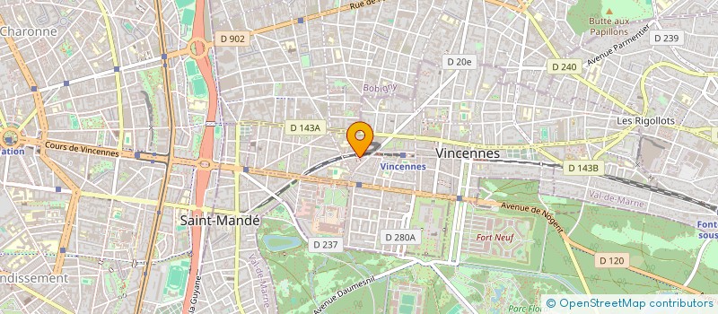 localisation de l'entreprise MADAME MANON SIMEON  VINCENNES