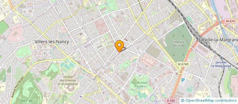 localisation de l'entreprise MADAME MANON SIMON  NANCY