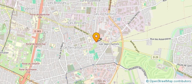 localisation de l'entreprise MADAME MANON SINANYAN  BRON