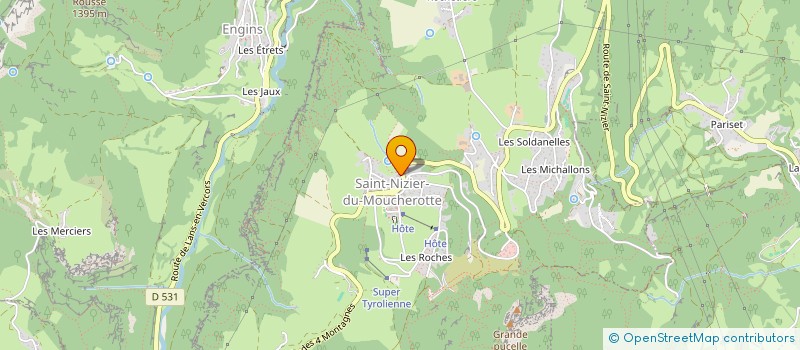 localisation de l'entreprise MADAME MANON SINDEL  SAINT-NIZIER-DU-MOUCHEROTTE