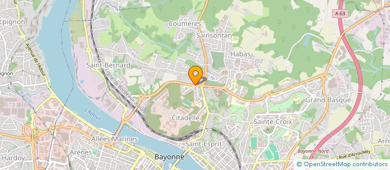 localisation de l'entreprise MADAME MANON SINNAEVE  MOUGUERRE