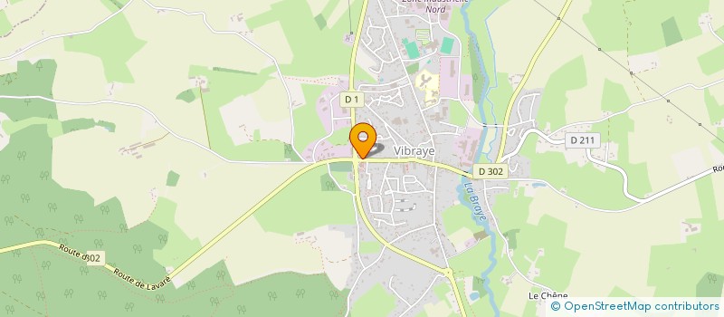 localisation de l'entreprise MADAME MANON SONNIER  VIBRAYE