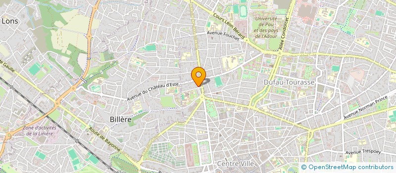 localisation de l'entreprise MADAME MANON SOUBDE à PAU