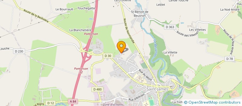 localisation de l'entreprise MADAME MANON SOUFFRANT  SAINT-JAMES