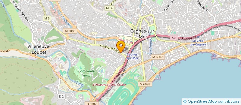 localisation de l'entreprise MADAME MANON STAMM à CAGNES-SUR-MER