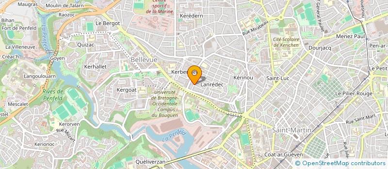 localisation de l'entreprise MADAME MANON STEPHAN  BREST