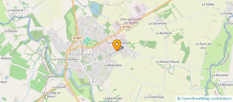 localisation de l'entreprise MADAME MANON STEVANT  ROCHESERVIERE