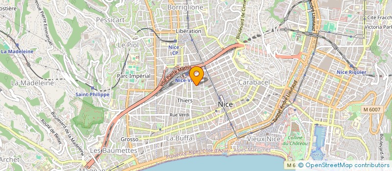 localisation de l'entreprise MADAME MANON SYLVESTRE  NICE