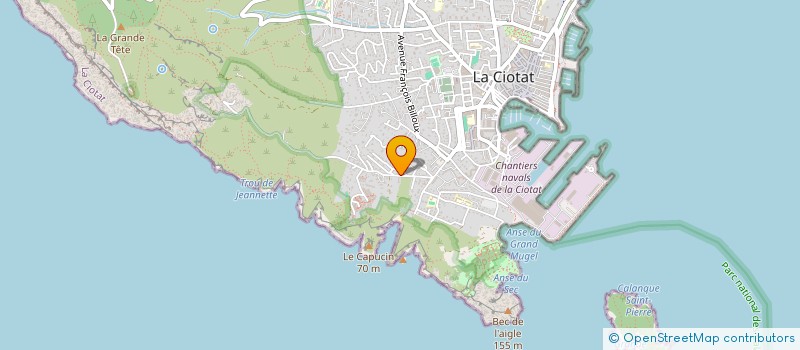 localisation de l'entreprise MADAME MANON TAIEB à LA CIOTAT