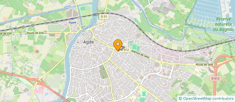 localisation de l'entreprise MADAME MANON TAILLARD  AGDE