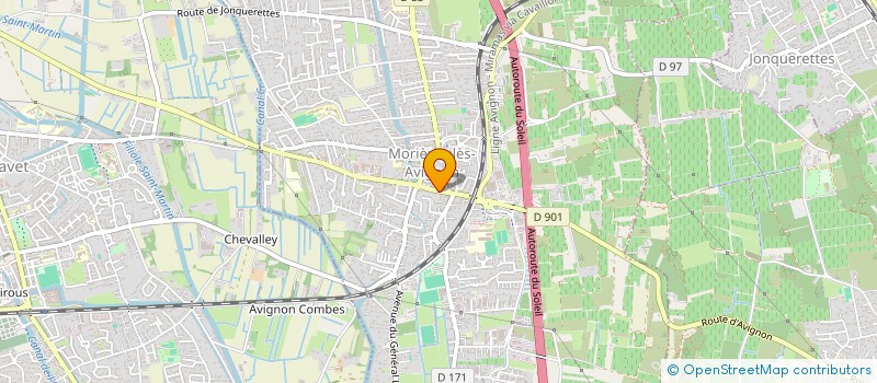 localisation de l'entreprise MADAME MANON TEINTURIER  MORIERES LES AVIGNON