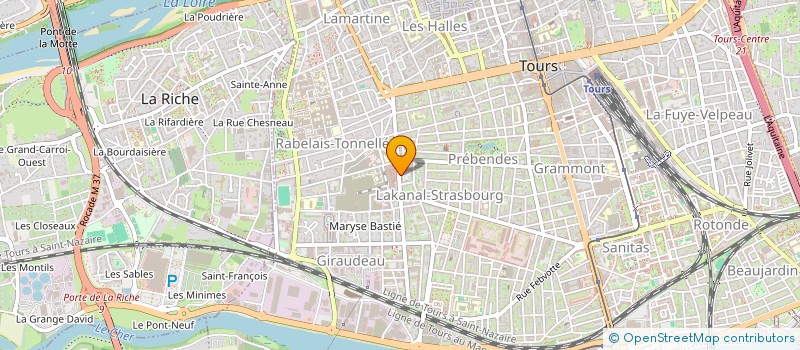 localisation de l'entreprise MADAME MANON TEIXEIRA  TOURS