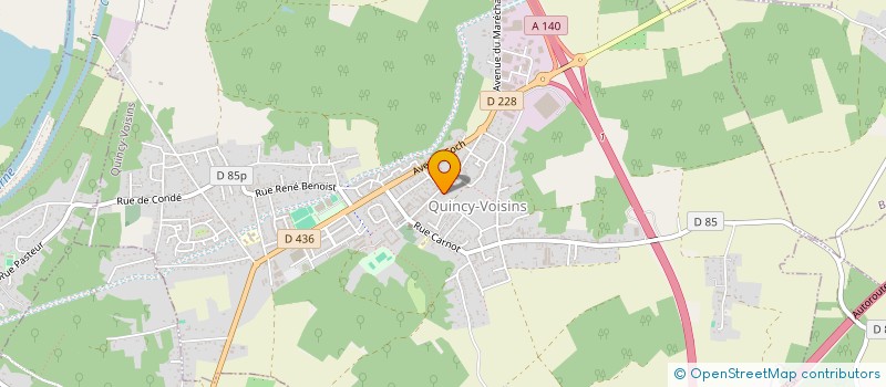 localisation de l'entreprise MADAME MANON TENEZE  QUINCY-VOISINS